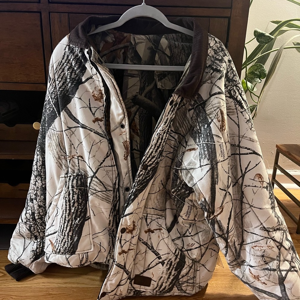 🍁Vintage WELLS REALTREE HARDWOODS Reversible Camo Coat